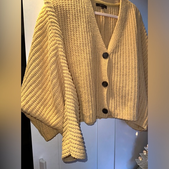 🍯NWOT Love Tree Women's V-Neck Slouchy Knit Crop Cardigan🍯 - Picture 8 of 8